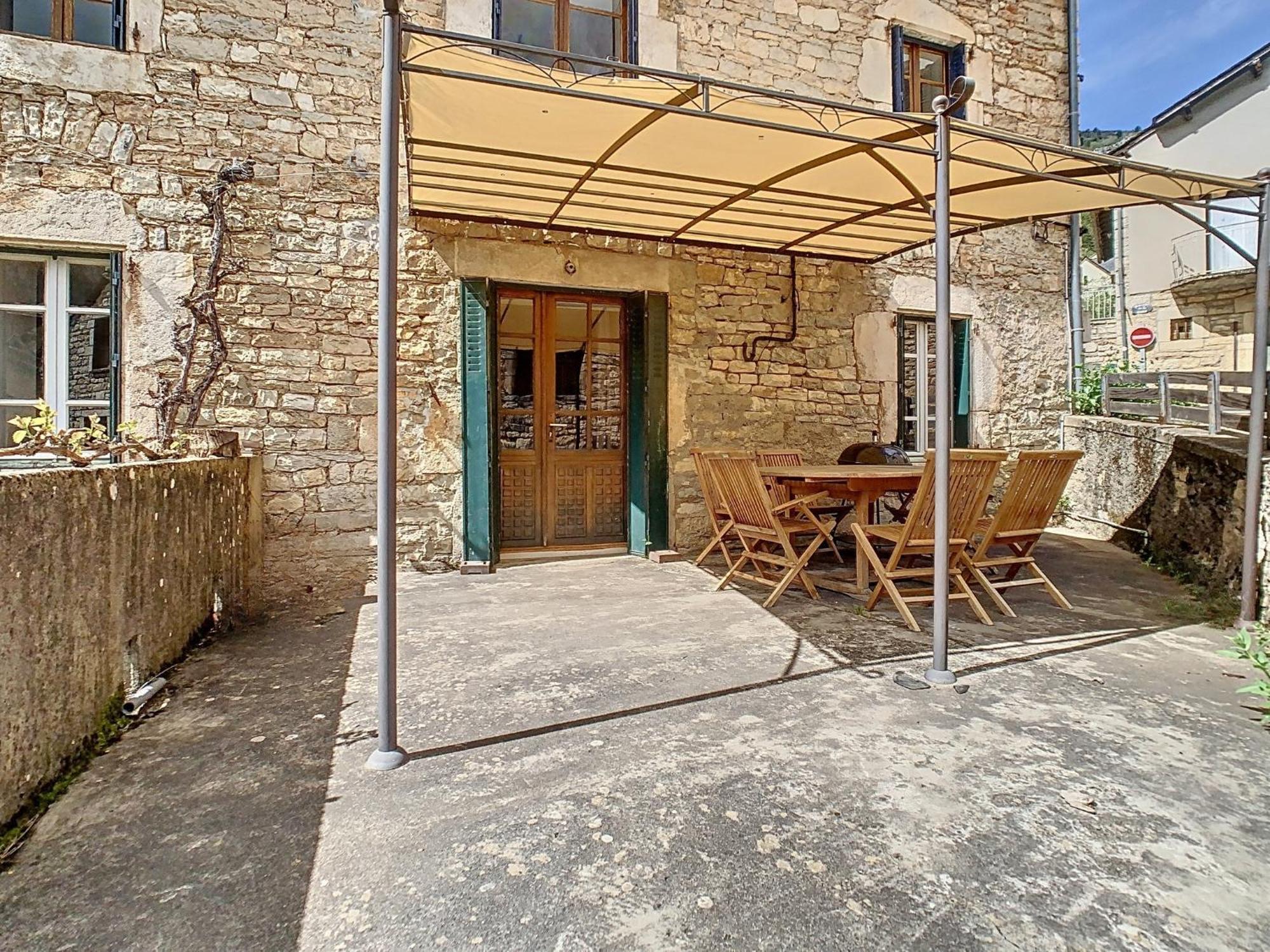 Gorges Du Tarn Gite En Pierres Avec Terrasse Quezac  ภายนอก รูปภาพ